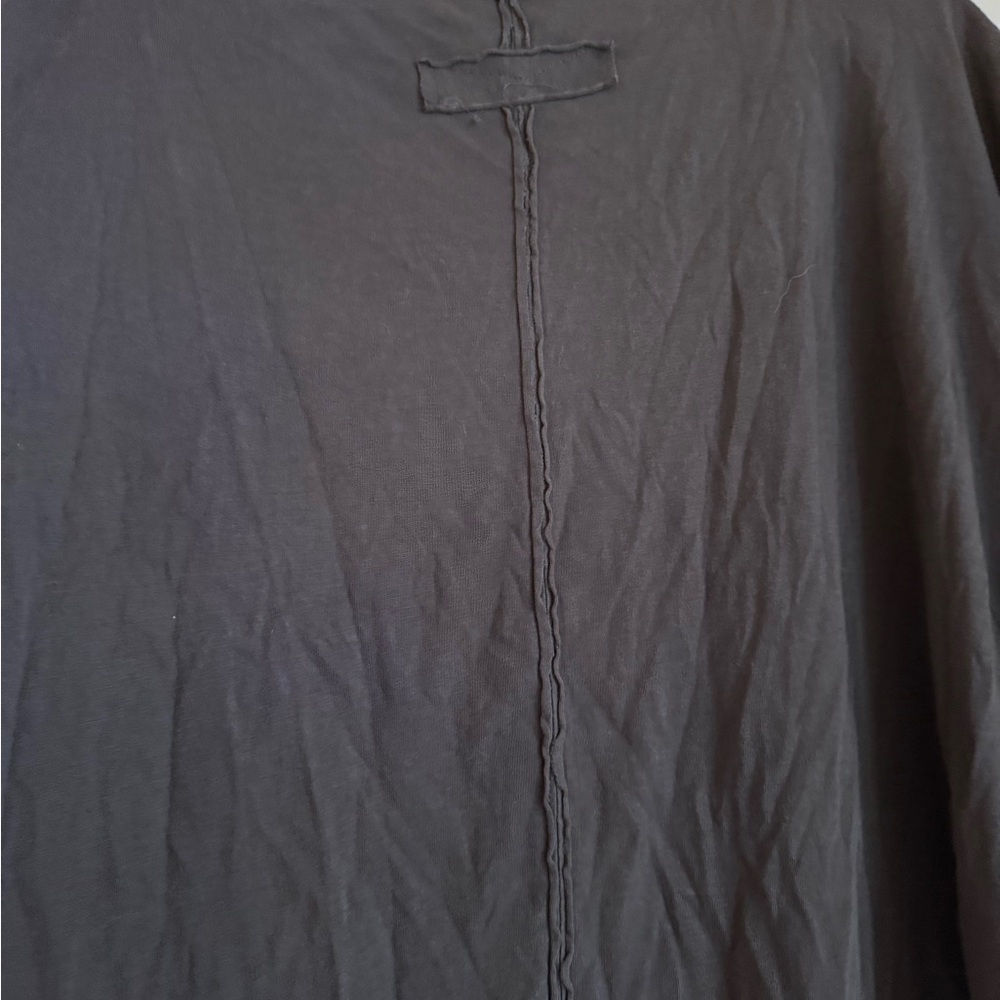 Maternity - La Miel Women's Dark Gray V-Neck Top - Picture 10 of 10